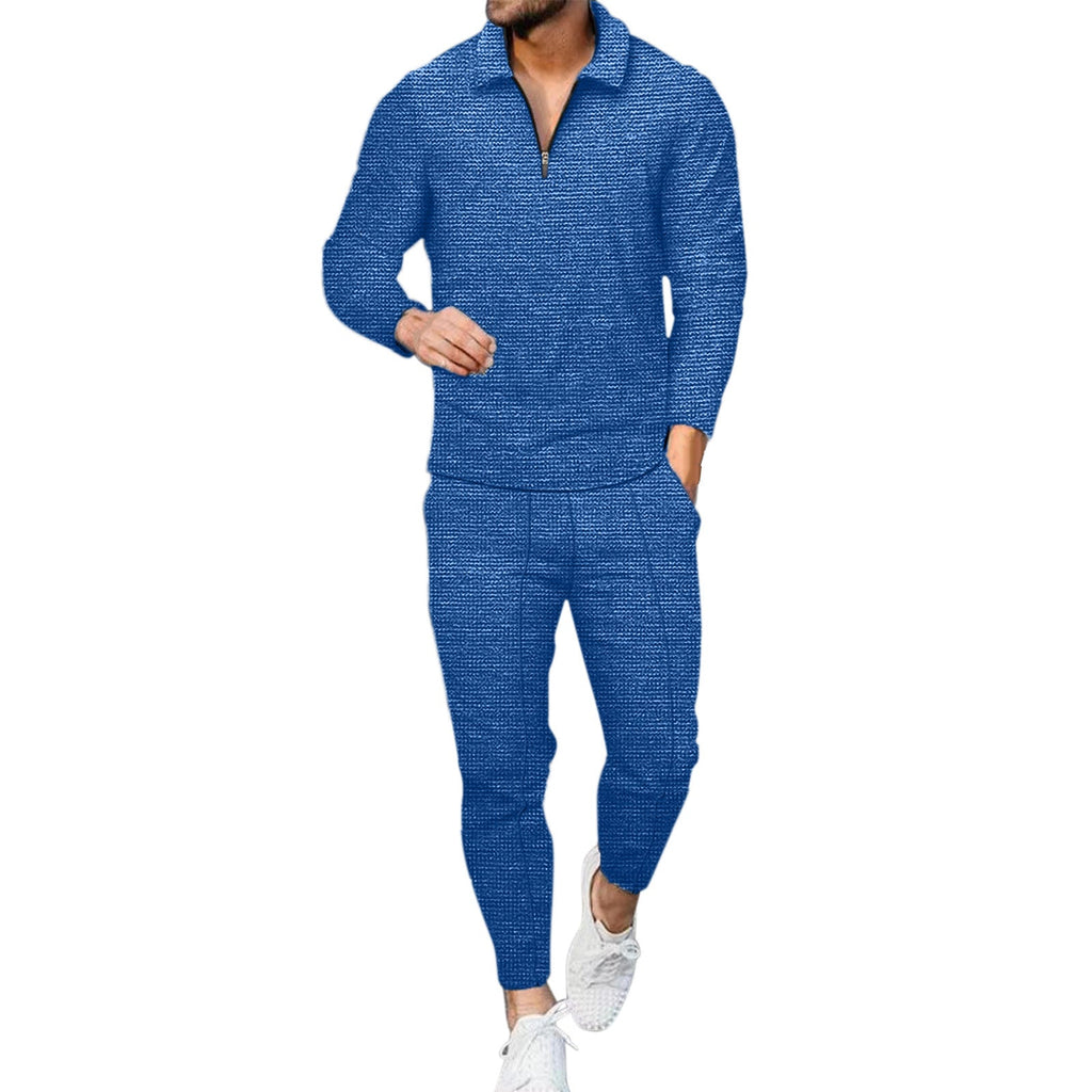 Summer Long-sleeve Pants Two-piece Sports And Leisure Men's Suit Lootquake LLC