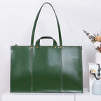 European And American Retro Handbags Vegetable Tanned Leather Large Capacity Pi-Mart