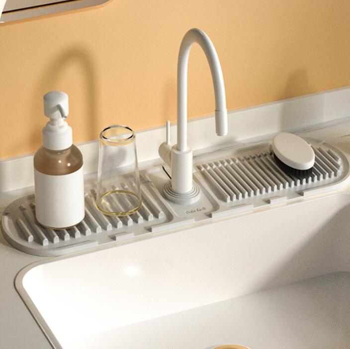 Heightened Slope Faucet Water Draining Pad Pi-Mart
