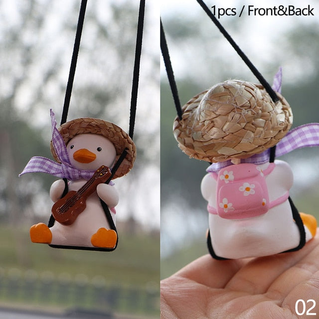 Car Pendant Cute Swinging Duck - SJB-DIAMOND ELITES