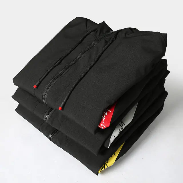 Men's Color Block Hooded Jacket Pi-Mart