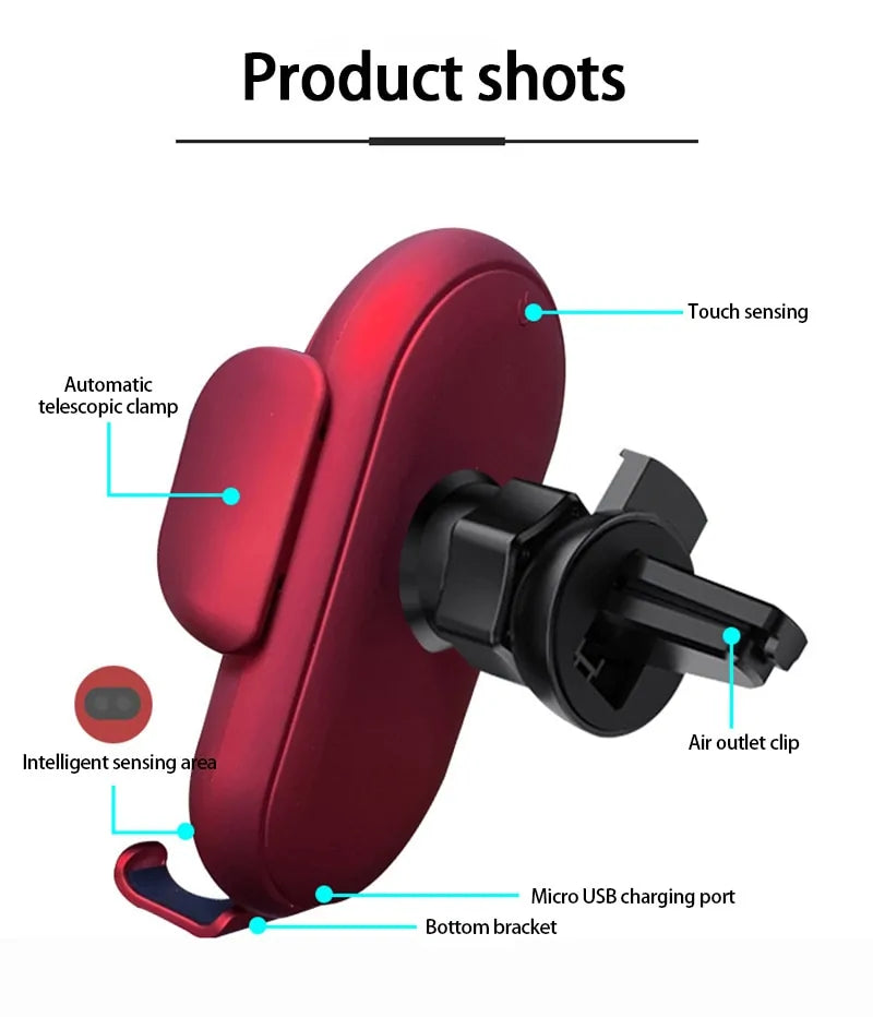 Fast Charging Car Wireless Charger Pi-Mart