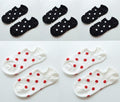 5Pais Women No Show Sports Socks Short Comfortable Cotton Aesthetic Novelty Dot Sweet Boat Socks Ankle Socks For Men And Women Stevvex