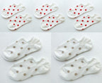 5Pais Women No Show Sports Socks Short Comfortable Cotton Aesthetic Novelty Dot Sweet Boat Socks Ankle Socks For Men And Women Stevvex