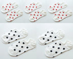 5Pais Women No Show Sports Socks Short Comfortable Cotton Aesthetic Novelty Dot Sweet Boat Socks Ankle Socks For Men And Women Stevvex