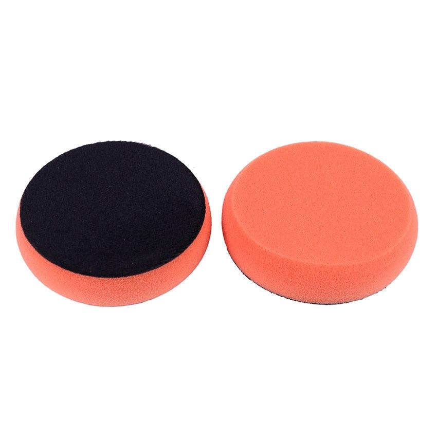 5PCS Car Wash Wax Polish Pad Polishing Pad Sponge Microfiber Sponge Applicators Car Cleaning Cloth Microfiber Applicator For Auto Polisher Waxing Sponge Car Wax Applicator Pads Kit Sponge Applicators Soft Foam Waxing Pad with Grip Handle Stevvex