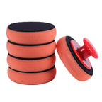 5PCS Car Wash Wax Polish Pad Polishing Pad Sponge Microfiber Sponge Applicators Car Cleaning Cloth Microfiber Applicator For Auto Polisher Waxing Sponge Car Wax Applicator Pads Kit Sponge Applicators Soft Foam Waxing Pad with Grip Handle Stevvex