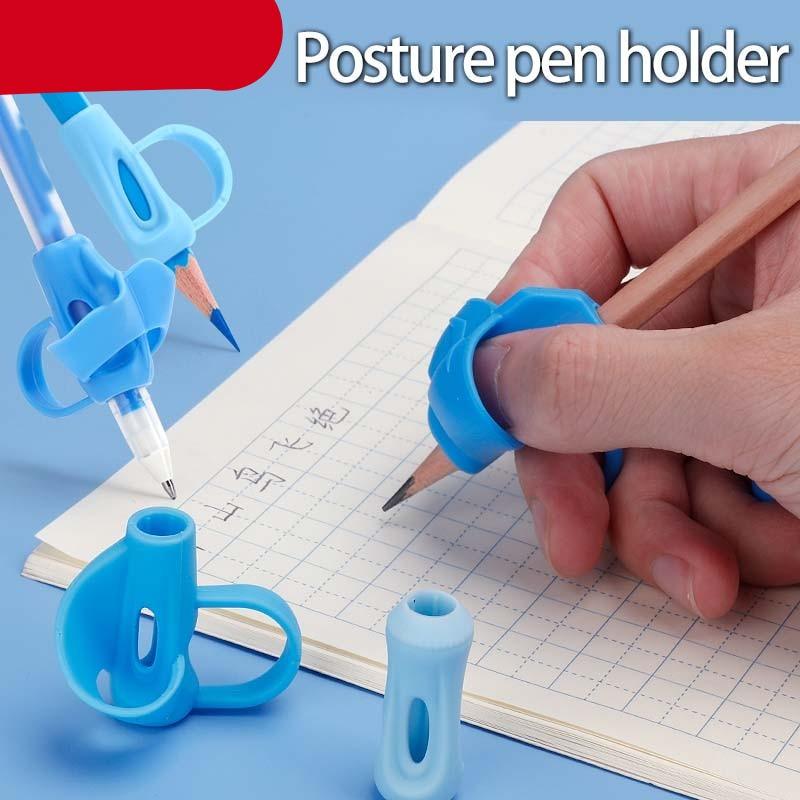 5Pcs Children Writing Pencil Holder Kids Learning Practice Pen Aid Grip Posture Correction Device Child Writing Tools Pencil for Kids Handwriting Aid Correction Tool Stevvex