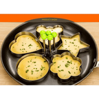 5Pcs Stainless Steel Fried Egg Mold Pancake Mould Omelette Mold Ring Cooking Fried Egg Bento Shaper Kitchen Gadget Frying Egg Cooking Tools Kitchen Accessories Gadget Rings Stevvex