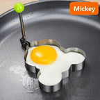 5Pcs Stainless Steel Fried Egg Mold Pancake Mould Omelette Mold Ring Cooking Fried Egg Bento Shaper Kitchen Gadget Frying Egg Cooking Tools Kitchen Accessories Gadget Rings Stevvex