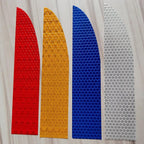 5pcs/set Car Reflectance Reflector Sticker Auto Strong Reflective Stickers  Car Body Trunk Exterior Auto Accessories Reflective Tape Reflex Reflective Stickers Car Trunk Reflective Stickers Night Visibility Reflective Decal Waterproof Exterior Warning Stevvex