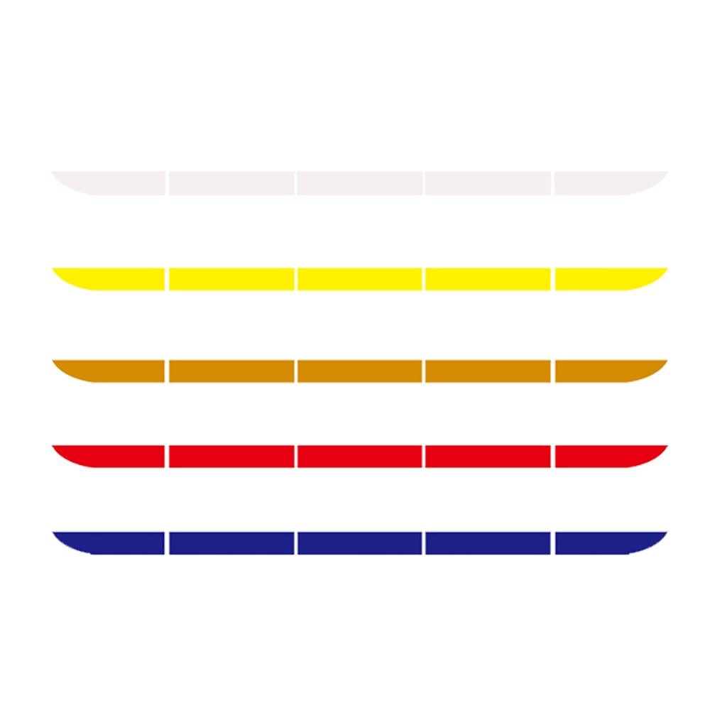 5pcs/set Car Reflectance Reflector Sticker Auto Strong Reflective Stickers  Car Body Trunk Exterior Auto Accessories Reflective Tape Reflex Reflective Stickers Car Trunk Reflective Stickers Night Visibility Reflective Decal Waterproof Exterior Warning Stevvex