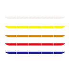 5pcs/set Car Reflectance Reflector Sticker Auto Strong Reflective Stickers  Car Body Trunk Exterior Auto Accessories Reflective Tape Reflex Reflective Stickers Car Trunk Reflective Stickers Night Visibility Reflective Decal Waterproof Exterior Warning Stevvex