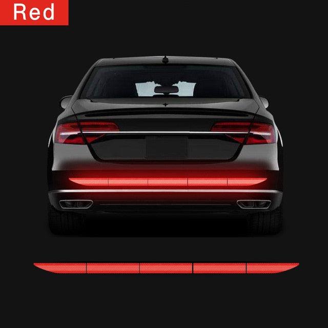 5pcs/set Car Reflectance Reflector Sticker Auto Strong Reflective Stickers  Car Body Trunk Exterior Auto Accessories Reflective Tape Reflex Reflective Stickers Car Trunk Reflective Stickers Night Visibility Reflective Decal Waterproof Exterior Warning Stevvex