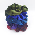 5PCS/Set Velvet Scrunchies Elastic Rubber Hair Bands Women Girls Soft Solid Headbands Ponytail Holder Hair Rope Tie Accessories Ponytail Holder Accessories for Women And Girls Stevvex