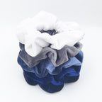 5PCS/Set Velvet Scrunchies Elastic Rubber Hair Bands Women Girls Soft Solid Headbands Ponytail Holder Hair Rope Tie Accessories Ponytail Holder Accessories for Women And Girls Stevvex