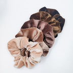 5PCS/Set Velvet Scrunchies Elastic Rubber Hair Bands Women Girls Soft Solid Headbands Ponytail Holder Hair Rope Tie Accessories Ponytail Holder Accessories for Women And Girls Stevvex