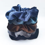 5PCS/Set Velvet Scrunchies Elastic Rubber Hair Bands Women Girls Soft Solid Headbands Ponytail Holder Hair Rope Tie Accessories Ponytail Holder Accessories for Women And Girls Stevvex