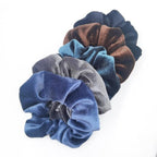 5PCS/Set Velvet Scrunchies Elastic Rubber Hair Bands Women Girls Soft Solid Headbands Ponytail Holder Hair Rope Tie Accessories Ponytail Holder Accessories for Women And Girls Stevvex