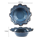 Creative Baroque European Tableware Set (Dinner Plates & Bowls)