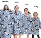 Lazy Blanket Hoodie Family Party Gift Pi-Mart