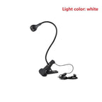 5V USB power LED Desk lamp Flexible study Reading Book lights Eye Protect Table lamp With Clip For Home Decorative Table Lamp Cute Study Lamps for Bedroom Décor Stevvex