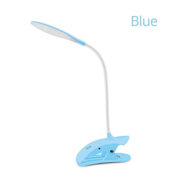 5V USB power LED Desk lamp Flexible study Reading Book lights Eye Protect Table lamp With Clip For Home Decorative Table Lamp Cute Study Lamps for Bedroom Décor Stevvex