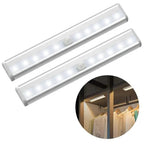 6/10 LEDs PIR LED Motion Sensor Light Cupboard Wardrobe Bed Lamp LED Under Cabinet Night Light For Closet Stairs Kitchen - SJB-DIAMOND ELITES