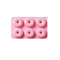 6 Cells Large Size Cake Molds Food Grade Material Donuts Mold Baking Tools For Biscuit Dessert Chocolate Mould Silicone Baking Mold Just Pop Out Non-Stick Doughnuts Baking Molds Stevvex
