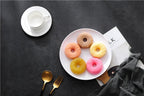 6 Cells Large Size Cake Molds Food Grade Material Donuts Mold Baking Tools For Biscuit Dessert Chocolate Mould Silicone Baking Mold Just Pop Out Non-Stick Doughnuts Baking Molds Stevvex