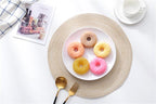 6 Cells Large Size Cake Molds Food Grade Material Donuts Mold Baking Tools For Biscuit Dessert Chocolate Mould Silicone Baking Mold Just Pop Out Non-Stick Doughnuts Baking Molds Stevvex