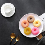 6 Cells Large Size Cake Molds Food Grade Material Donuts Mold Baking Tools For Biscuit Dessert Chocolate Mould Silicone Baking Mold Just Pop Out Non-Stick Doughnuts Baking Molds Stevvex