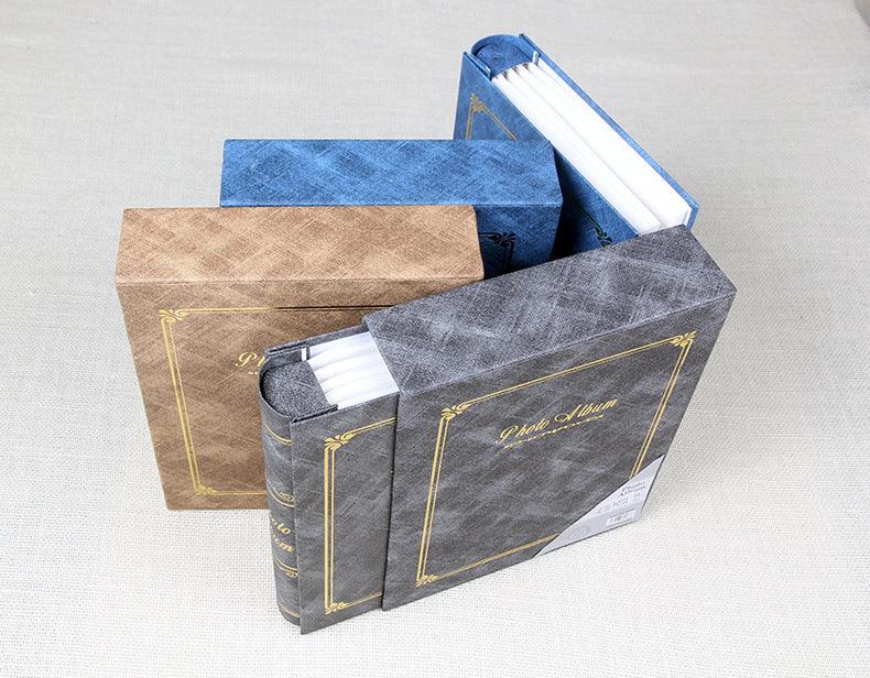 6 Inch Photo Album Holder 6 Inch Boxed Wedding Album Family Record DIY Photo Albums Birthday Gift Family Scrapbook Albums Family Anniversary Gift For Couple Stevvex