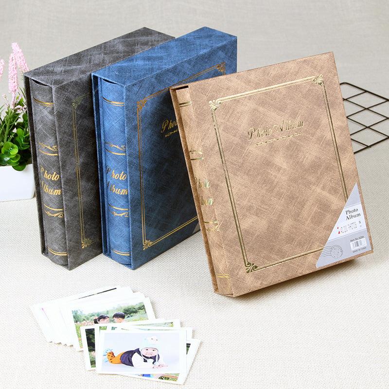 6 Inch Photo Album Holder 6 Inch Boxed Wedding Album Family Record DIY Photo Albums Birthday Gift Family Scrapbook Albums Family Anniversary Gift For Couple Stevvex