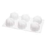 6 Pumpkin Silicone Cake Mold For Chocolate Ice Cream Decorating Pudding Dessert Tools Bakeware Baking Silicone Cake Molds For Baking 3D Pumpkin Silicone Mold For Party