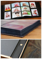 600 Pockets 6 Inch Interleaf Type Big High Capacity Photo Album PU Leather Photo Albums Handmade DIY Commemorative Family Flower Memo Scrapbook Paper Baby Family Scrapbook Albums Stevvex