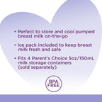 Parent's Choice Breast Milk Cooler Bag, Heather Gray EasyOptionXY LLC