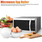 Microwave Egg Steamer Boiler Cooker Easy Quick 5 Minutes Hard Or Soft Boiled Kitchen Cooking Tools Pi-Mart