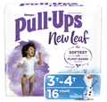 Pull-Ups New Leaf Boys' Training Pants Size 3T-4T; 16 Ct