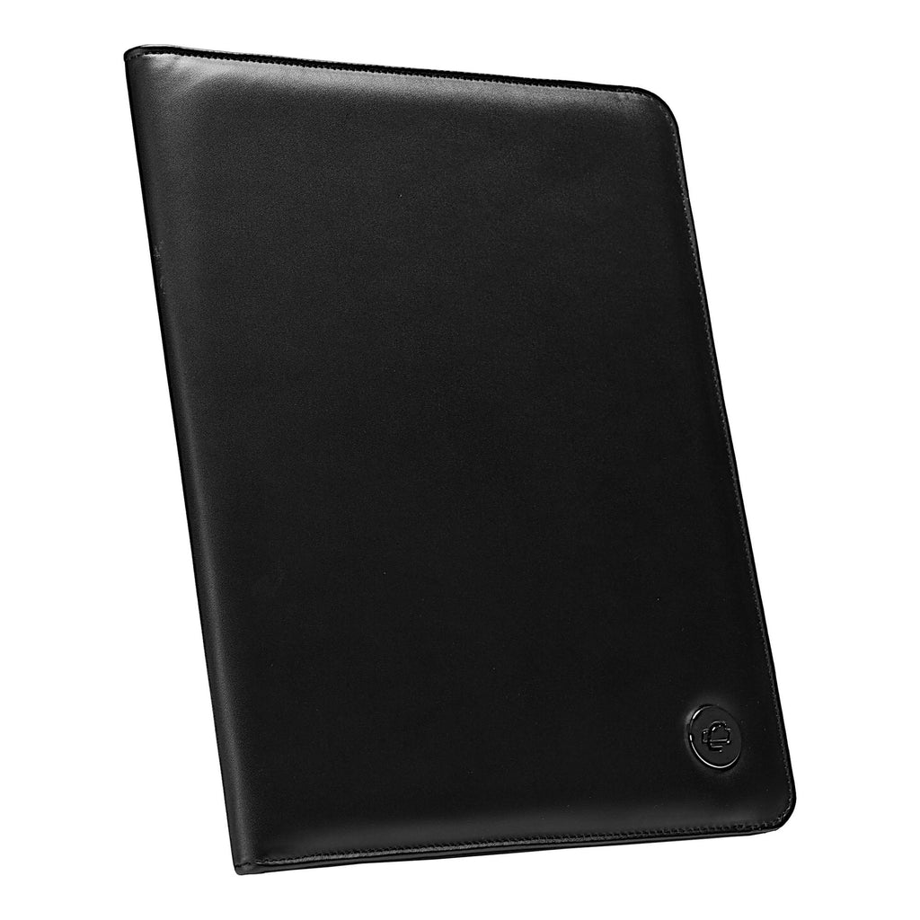Case?it, Director, Padfolio, with Writing Pad, Leatherette Portfolio, Faux Leather, Black, Pad-30