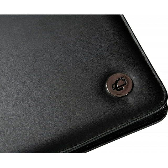 Case?it, Director, Padfolio, with Writing Pad, Leatherette Portfolio, Faux Leather, Black, Pad-30