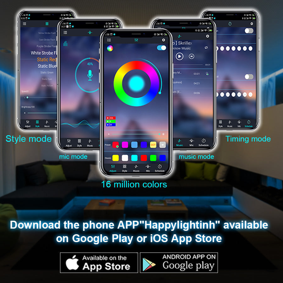 RGB Lights Flexible LED Lamp Tape Pi-Mart