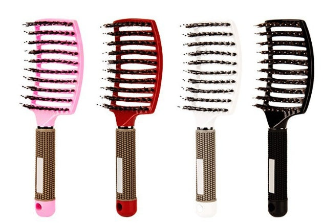 Hairbrush Anti Klit Brushy Haarborstel Women Detangler Hair Brush Bristle Nylon Scalp Massage  Teaser Hair Brush Comb Pi-Mart