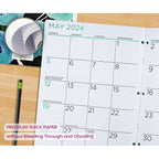 See It Bigger Monthly Planner, April 2023 - June 2025, (8.5" x 11") Teal
