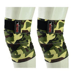 MRX Weightlifting Knee Wraps Gym Workout Lifting Wrap Camo Style Unisex - SJB-DIAMOND ELITES