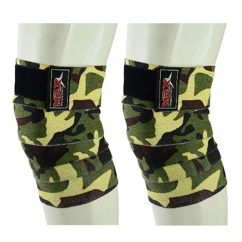 MRX Weightlifting Knee Wraps Gym Workout Lifting Wrap Camo Style Unisex - SJB-DIAMOND ELITES
