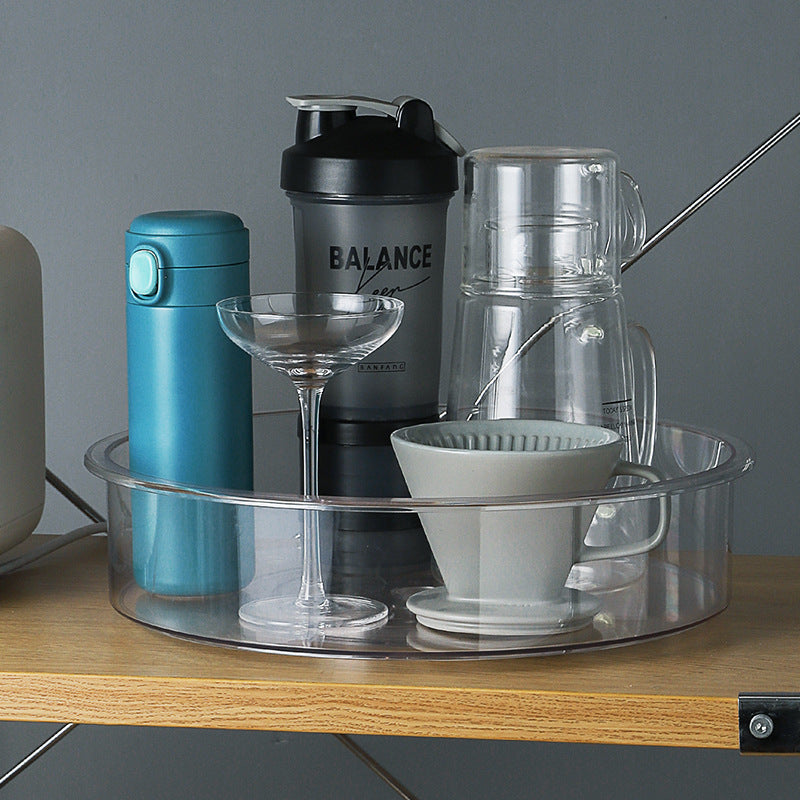 Refrigerator transparent rotating storage tray Pi-Mart