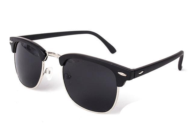 Luxury Popular  Famous Retro Semi-Rimless Brand Designer Sunglasses For Women and Men Polarized Classic Oculos De Sol Gafas Retro EyeglassesWith UV400  Sunglasses - SJB-DIAMOND ELITES