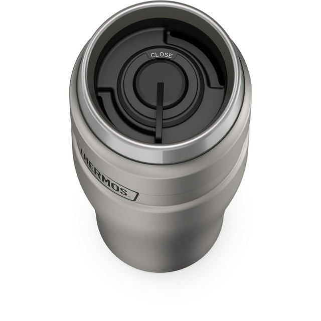 Thermos Stainless King Vacuum Insulated Stainless Steel Tumbler, 16oz, Matte Stainless Steel EasyOptionXY LLC