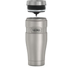 Thermos Stainless King Vacuum Insulated Stainless Steel Tumbler, 16oz, Matte Stainless Steel EasyOptionXY LLC